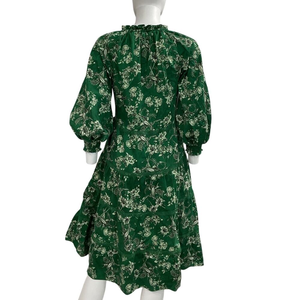 Alice + Olivia Floral Central Park Layla Dress Size X-Small - Picture 3 of 5